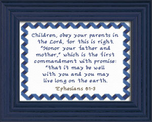 Obey Your Parents - Ephesians 6:1-3